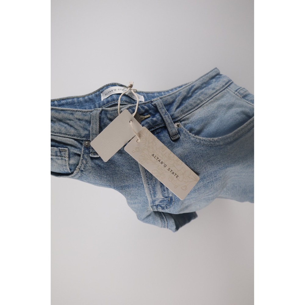 Altar'd State Jeans Wide Leg 26 Light Blue Denim Casual - Picture 8 of 8